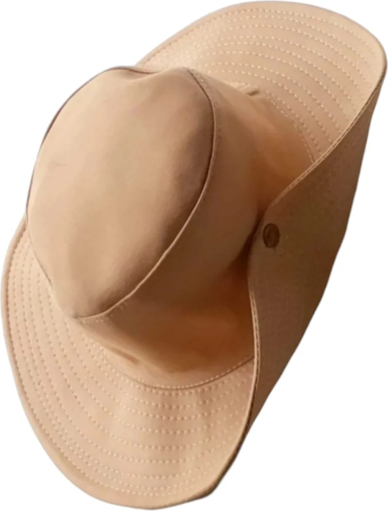 تيزجيلسين Foldable Safari Hat with Non-Flagging Pattern