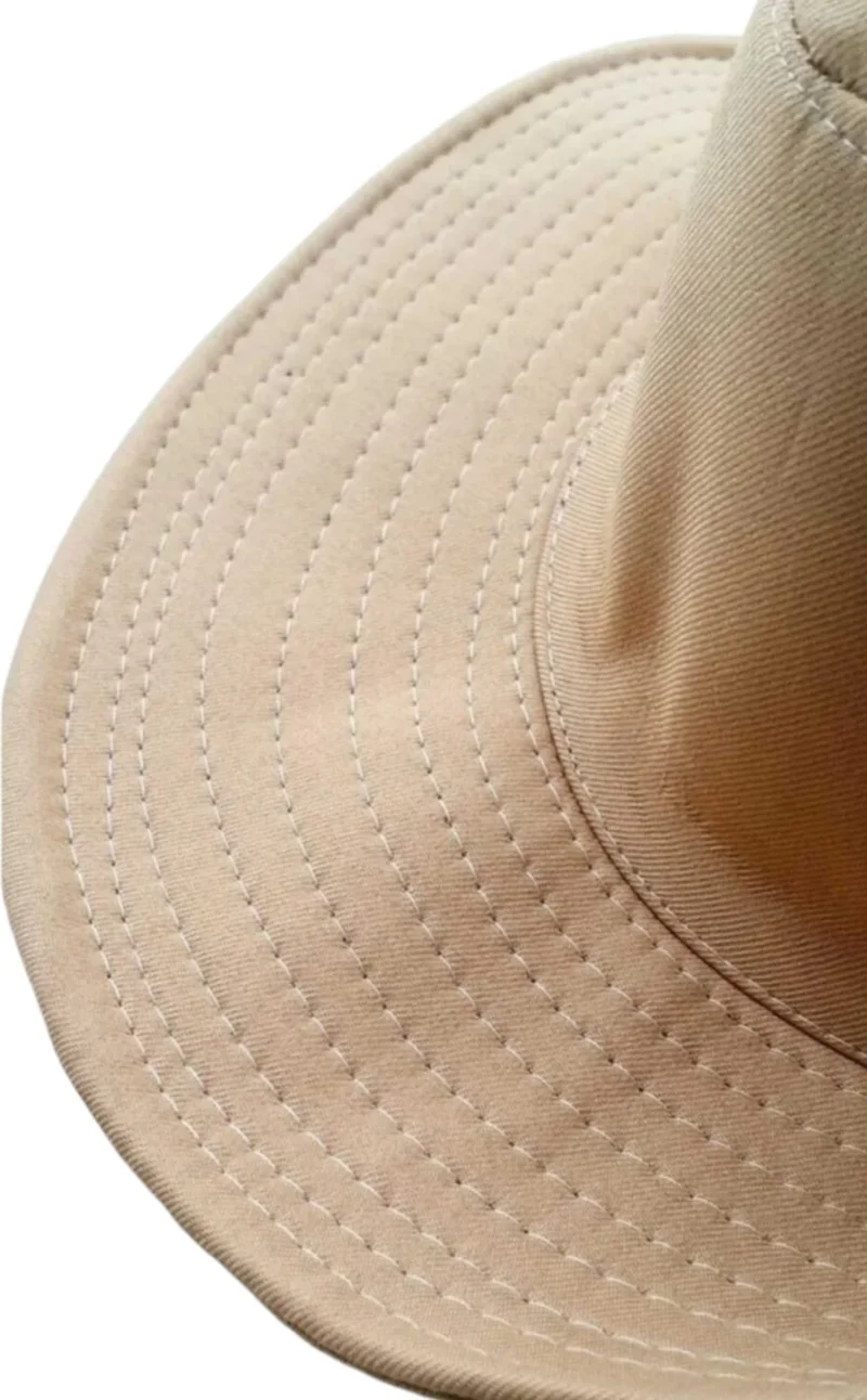 تيزجيلسين Foldable Safari Hat with Non-Flagging Pattern