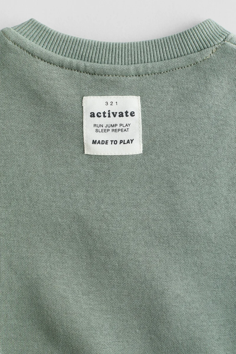 H&M 2-piece brushed-inside sweatshirt set