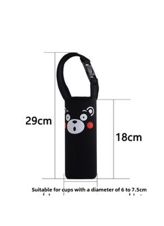 Insulated Child Cup Sleeve Neoprene Anti-Scald Kumamon