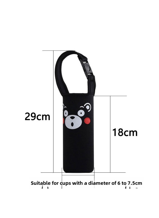 NIBEMINENT - Insulated Child Cup Sleeve Neoprene Anti-Scald Kumamon - Image 1