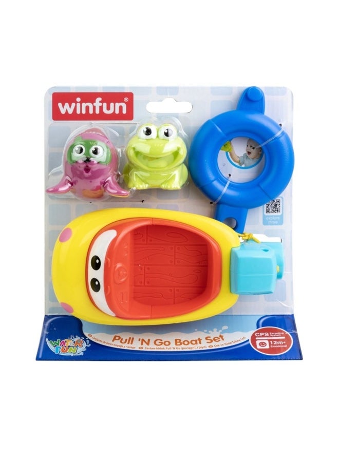 WinFun Water Fun Pull 'N Go Boat Set - Image 1