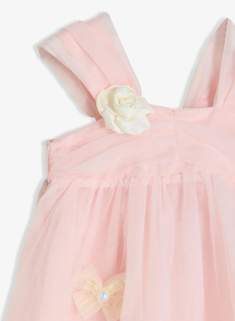 Pinata  Pink Occasional Tulle Dress for Women | Best Price UAE