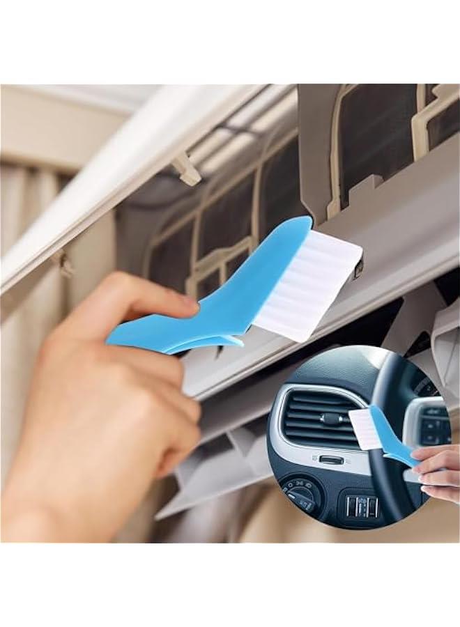 MOXO 6Pcs Air Conditir Fin Cleaner Set Ac Fin Comb Condenser Fin Straightener Condenser Ac Coil Cleaner Air Refrigerator Fin Cleaner Evaporator Radiator Repair Clean Tool - Image 4