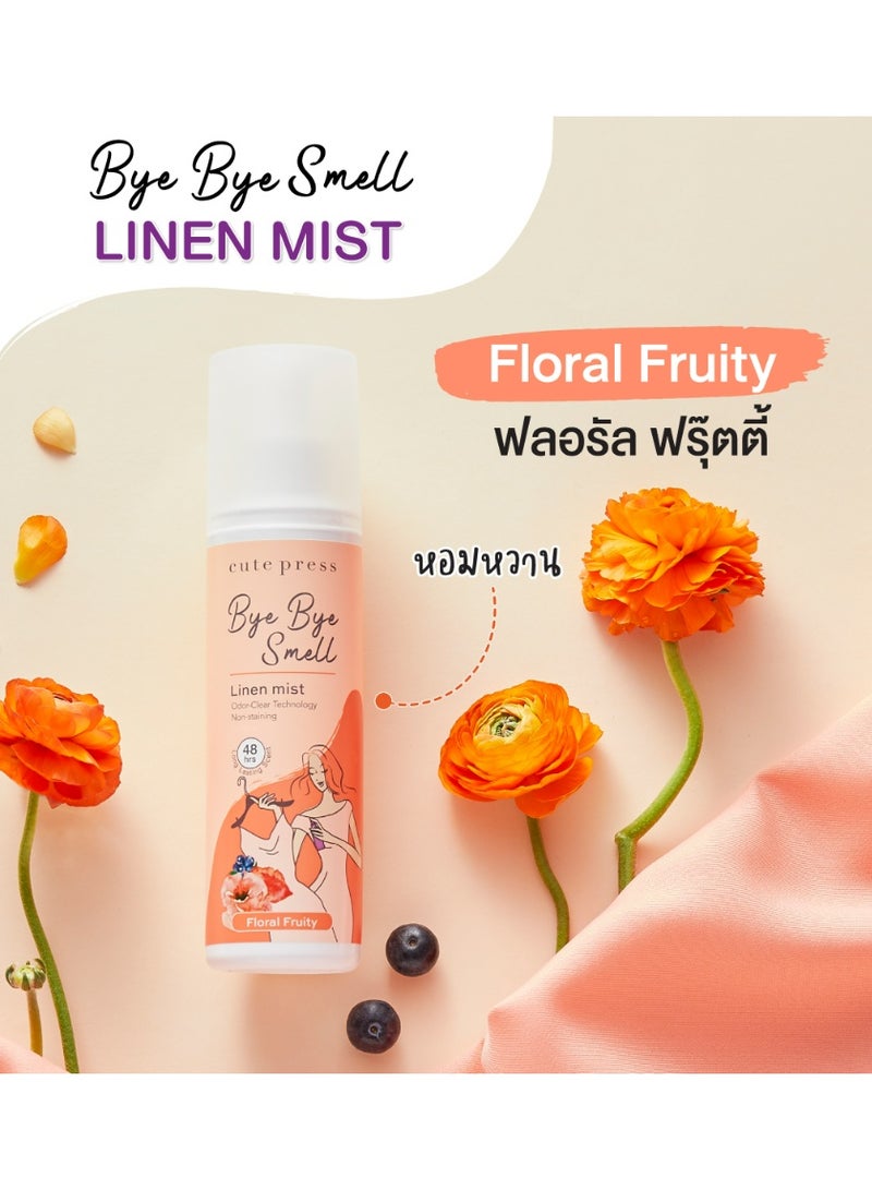 Bye Smell Linen Mist Floral Fruity 240 ML