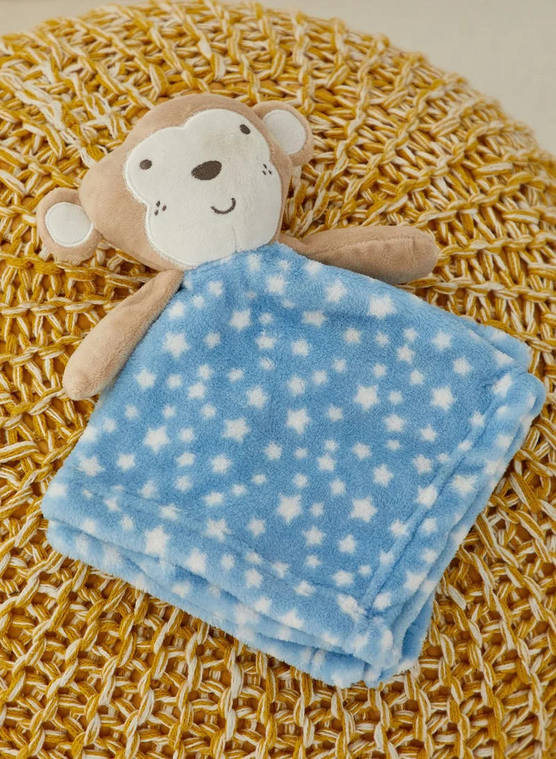 rock a bye baby Monkey Comforter Blanket And Toy Set