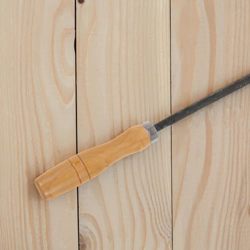 Yardwe 10PCS Wooden File Handle with Strong Metal Collars for File Cutting Tool Craft, 4 Inch - Image 5