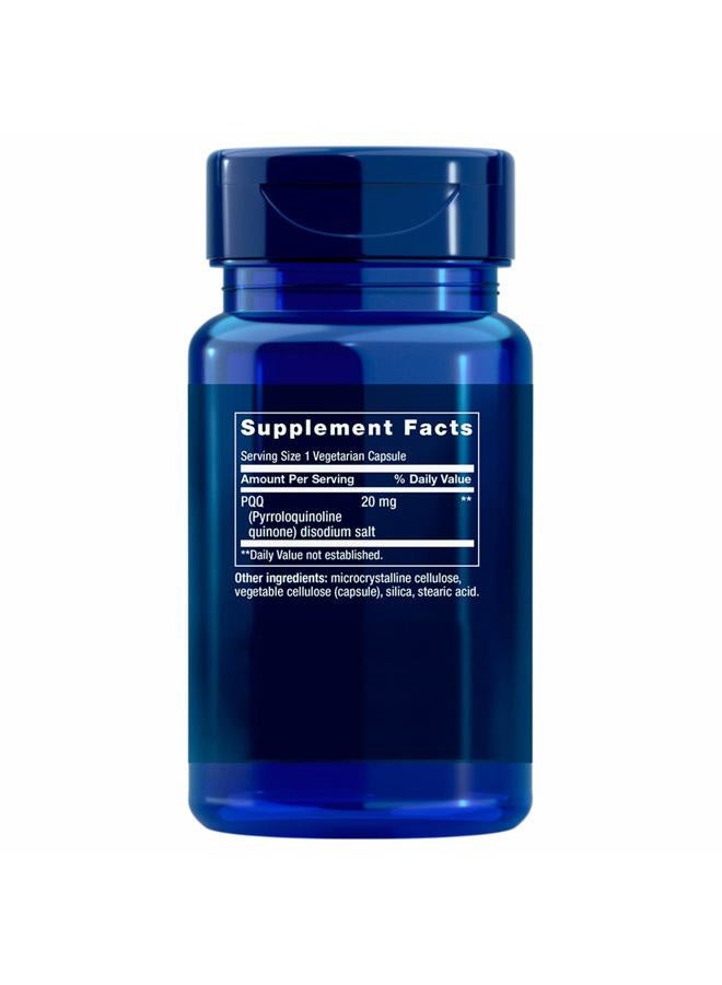 Life Extension PQQ Caps with BioPQQ, 20 mg, 30 VEG CAPS (Pack of 2) - Image 2