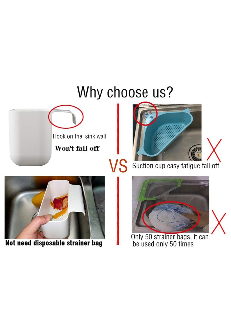 Oasisgalore Sink Drain Strainer Basket Kitchen Sink Food Catcher for Food Residue Waste Leftovers  - Image 4