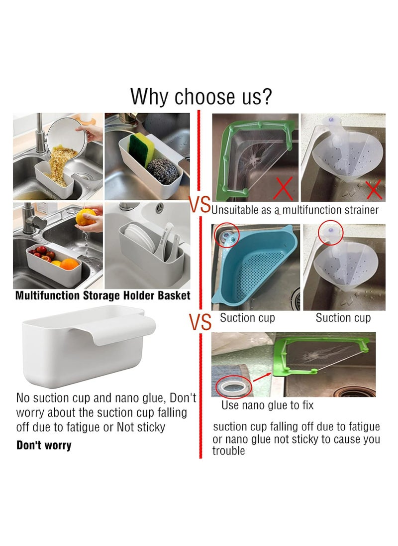 Oasisgalore Sink Drain Strainer Basket Kitchen Sink Food Catcher for Food Residue Waste Leftovers  - Image 3