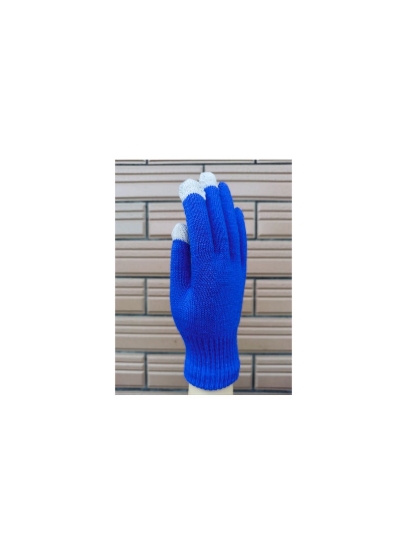 Loquat Solid Knit Gloves
