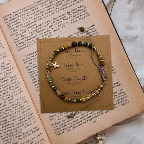 MHSMHL Christian Gifts for Women, Religious Gifts, Inspirational Gift for Women Birthday Unique Catholic Gifts set Bible Accessories Faith Based Gift Glass Cup - Image 5