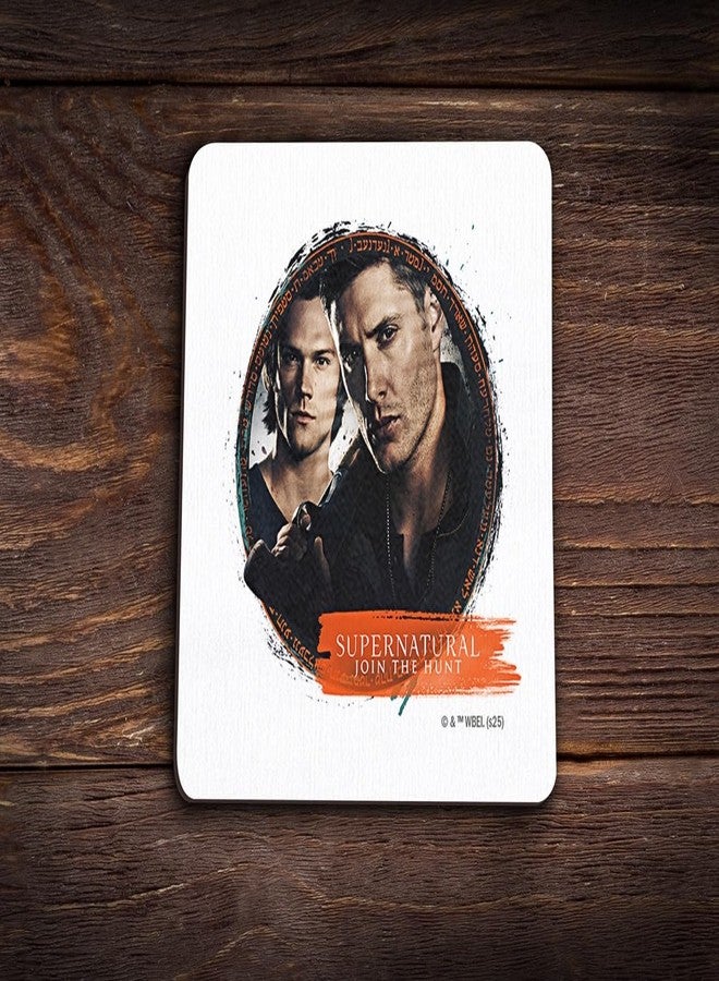 Trend Setters Supernatural - Join The Hunt - Set of Four 3.5” Hardboard Coasters - Officially Licensed Collectible - Perfect for Gifting - Image 2