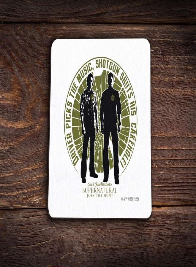Trend Setters Supernatural - Join The Hunt - Set of Four 3.5” Hardboard Coasters - Officially Licensed Collectible - Perfect for Gifting - Image 4