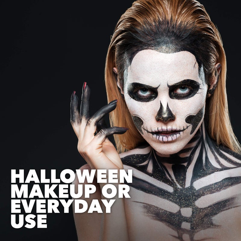 MANIC PANIC Dreamtone White Foundation for Goth Makeup - Oil-Free, Full Coverage Liquid Foundation & Skin Toner - White Base for Gothic Makeup, Cosplay & Halloween - Vegan & Cruelty-Free (0.96oz) - Image 2