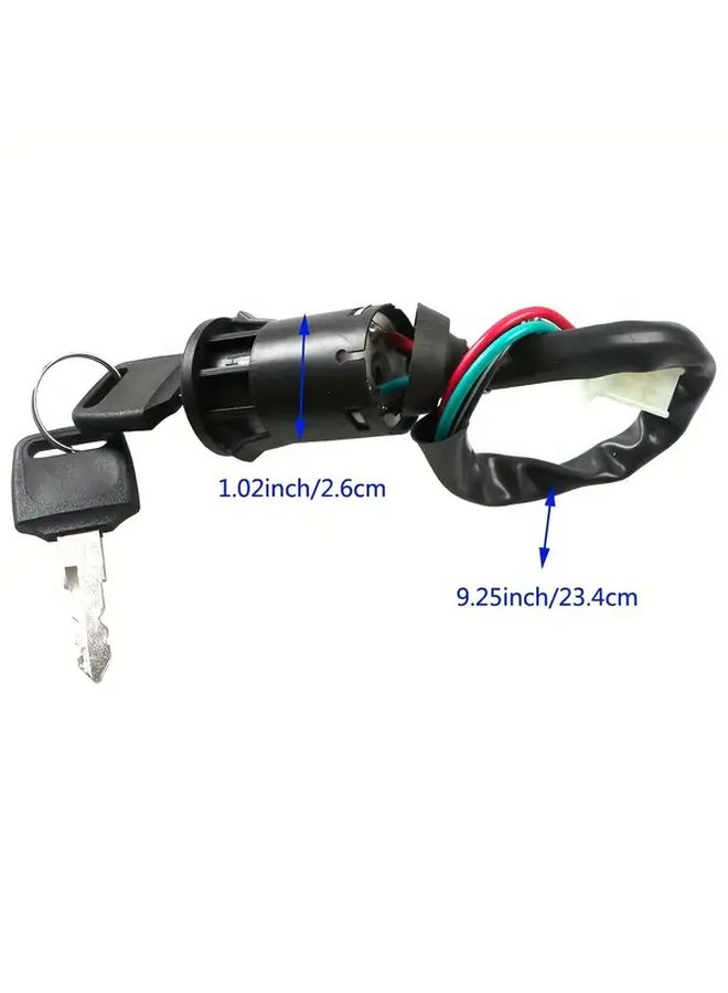 Universal 4 Pin Motorcycle Ignition Switch Key Compatible 1 Color - Image 2