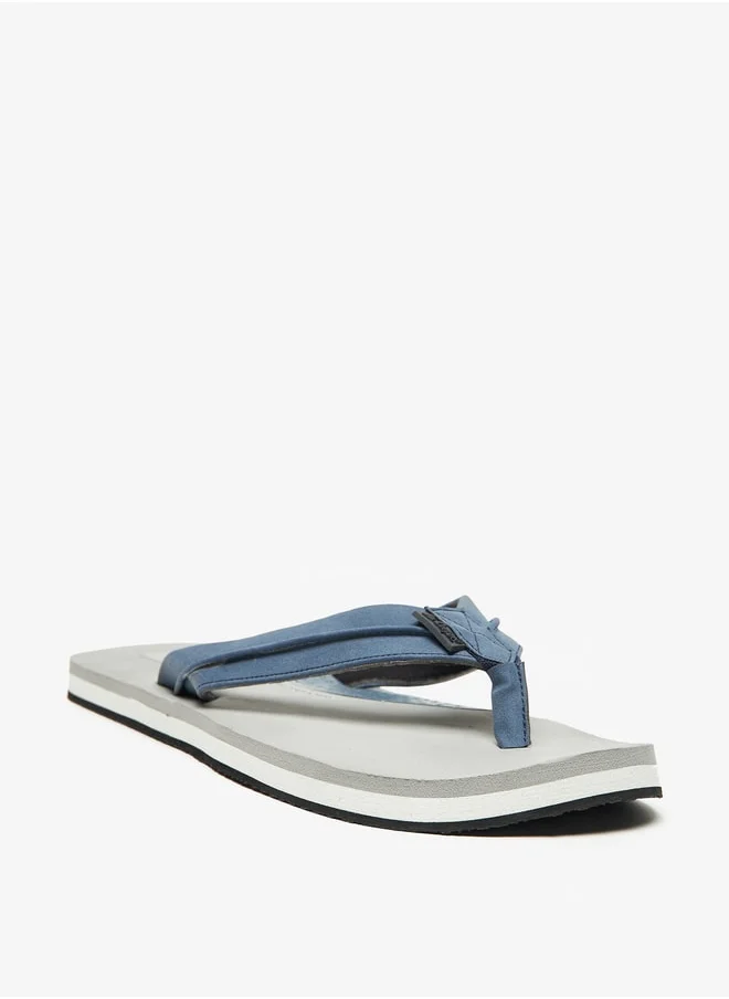 Lee Cooper Men's Logo Print Flip Flops