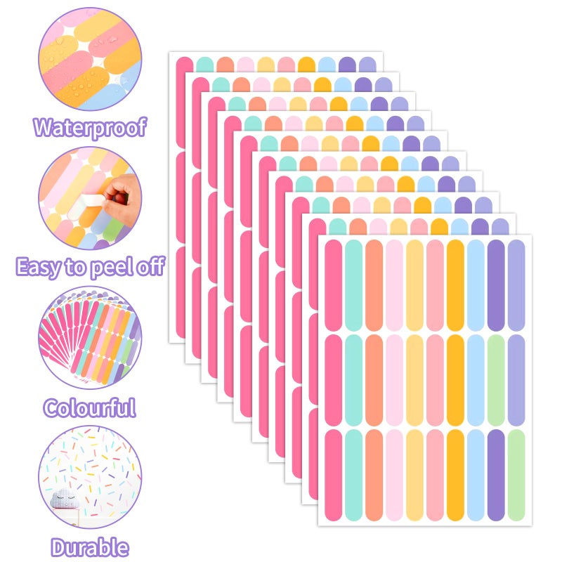 AOWDIAO 300 Pcs Confetti Wall Decals - Peel and Stick Sprinkle Vinyl Stickers for Kids Bedroom, Nursery & Party Decor - Image 2