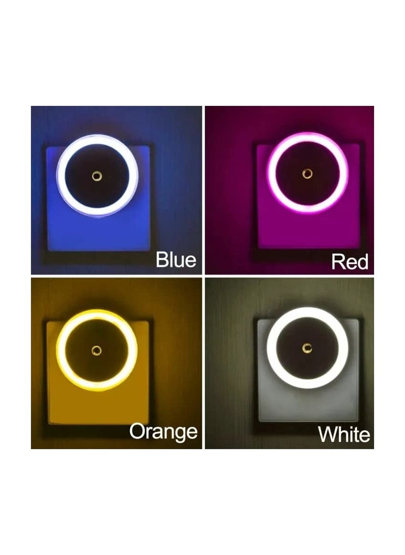 Generic Night Army Energy Saving Sensor Night Lamp, Square Shape, Automatic Detector Control, Suitable for Eye Protection, Children's Favorite Gift on Holidays and Parties, White (Set of One Piece)  - Image 2