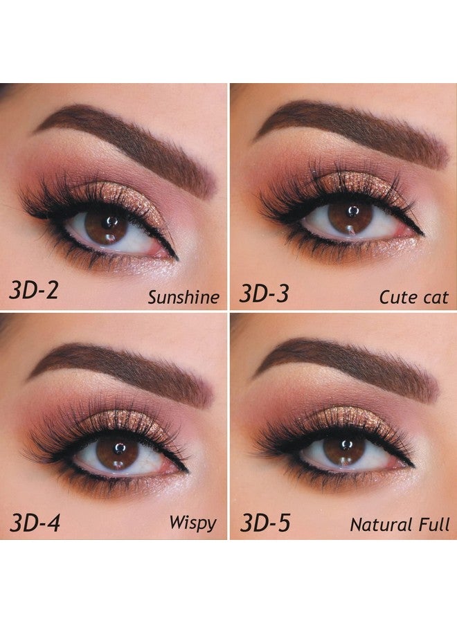 Eliace False Eyelashes Cat Eye Mink Lashes 50 Pairs Super Value Pack 5 Stylish Stylesvolume 3D Faux Mink Lashes Curly & Full Fake Eyelashes Natural Look Eye Lashes Sets Pack - Image 5