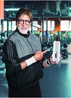 Cello Puro Steel-X Cooper Water Bottle, 600ml, White, Ideal for Gym, Office, Travel  - Image 4