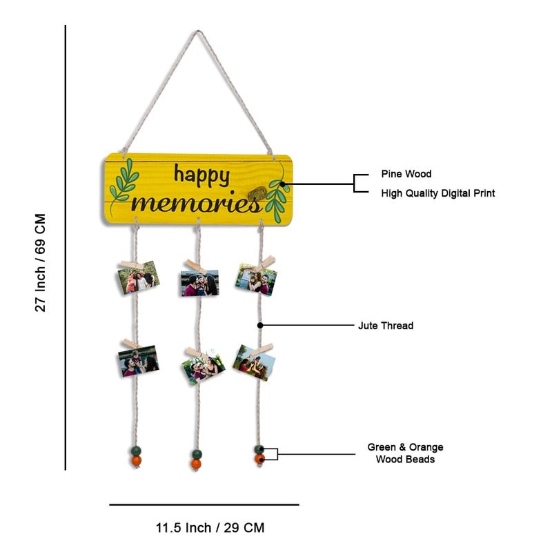 Kaameri Bazaar Photo Frames for Wall Decoration | Photo Frame Wall Hanging | Clips for Photo Hanging | Balcony Decoration Items Outdoor | Room Decor Items | Wall Frame | Room Decoration - Image 3