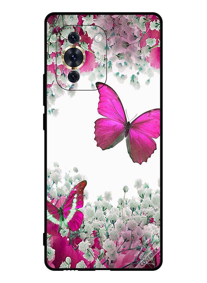 Covernex Protective Case Cover For Huawei Nova 10 Beautiful Butterflies And Small Roses - Image 1