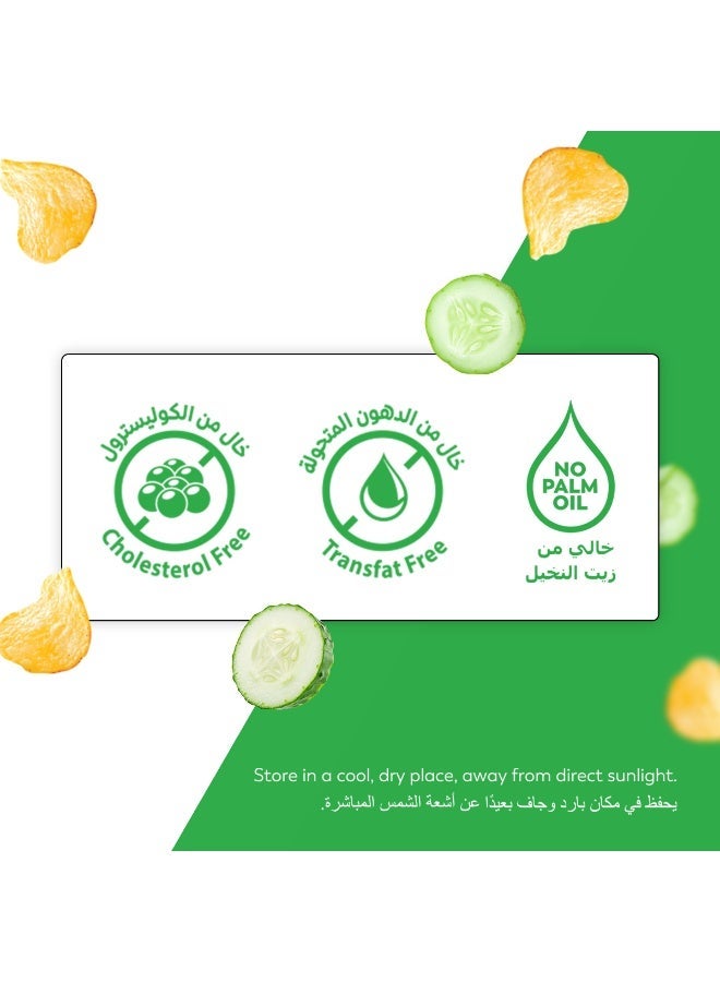 Palato Kettle Cooked Non Palm Oil Potato Chips 100gm- Cucumber Flavor - Image 5