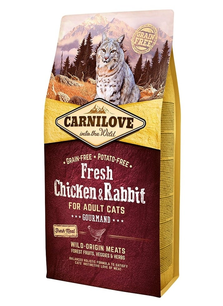 CARNILOVE - Carnilove Fresh Chicken & Rabbit for Adult Cats 6kg - Image 1