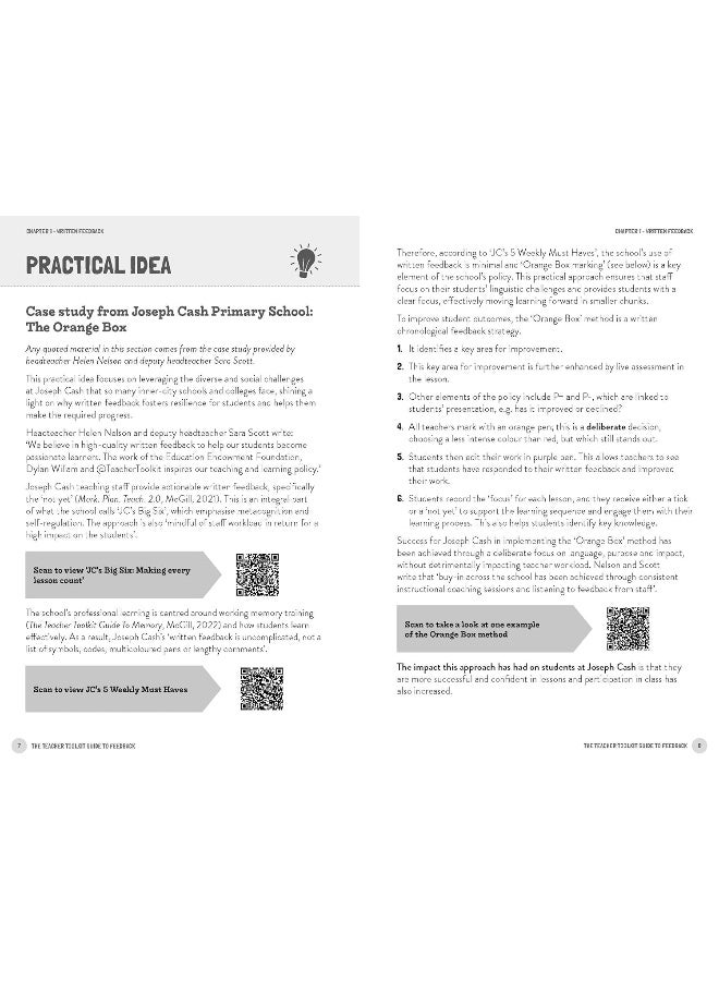 The Teacher Toolkit Guide to Feedback (Teacher Toolkit Guides) - Image 2