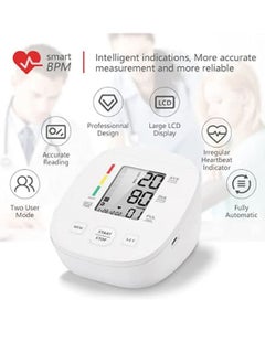 Generic AXD809 Automatic Blood Pressure Monitor For Dual User Smart Sphygmomanometer Heart Rate Tracker  - Image 3