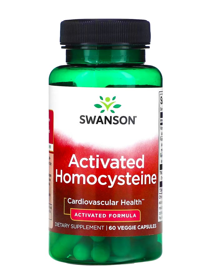 SWANSON Activated Homocysteine 60 Veggie Capsules