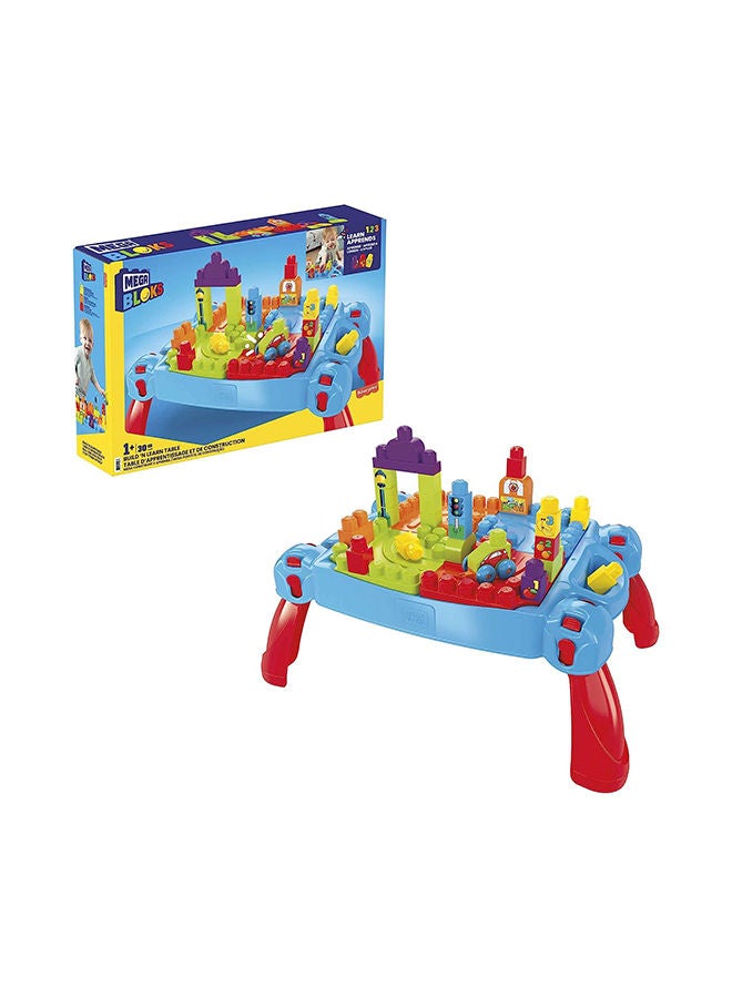 Mega Bloks First Builders Ptf Build 'N Learn Table - Image 1