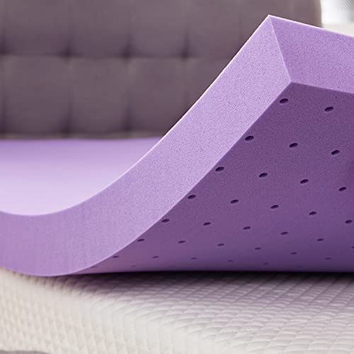 SINWEEK 3 Inch Gel Memory Foam Mattress Topper Ventilated Soft Pressure Relieve Mattress Pad, Breathable Bed Topper, CertiPUR-US Certified, Queen Size - Image 1