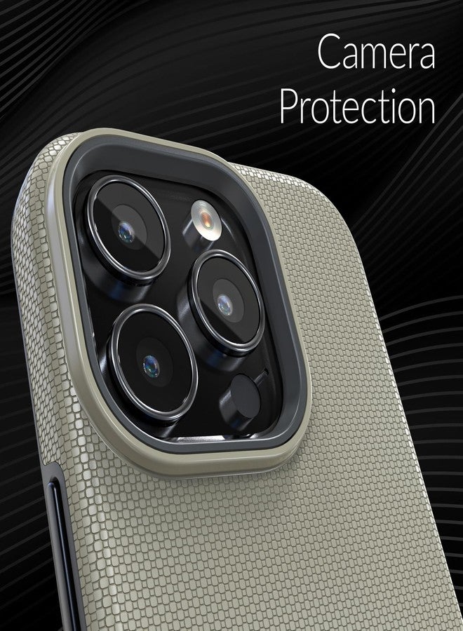 Crave Dual Guard Compatible with iPhone 16 Pro Case, Compatible with MagSafe Shockproof Protection Dual Layer Case for Apple iPhone 16 Pro (6.3") - Sand - Image 3