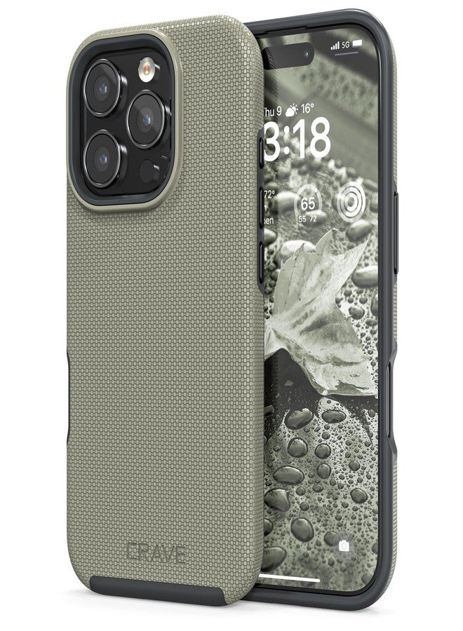 Crave Dual Guard Compatible with iPhone 16 Pro Case, Compatible with MagSafe Shockproof Protection Dual Layer Case for Apple iPhone 16 Pro (6.3") - Sand - Image 1