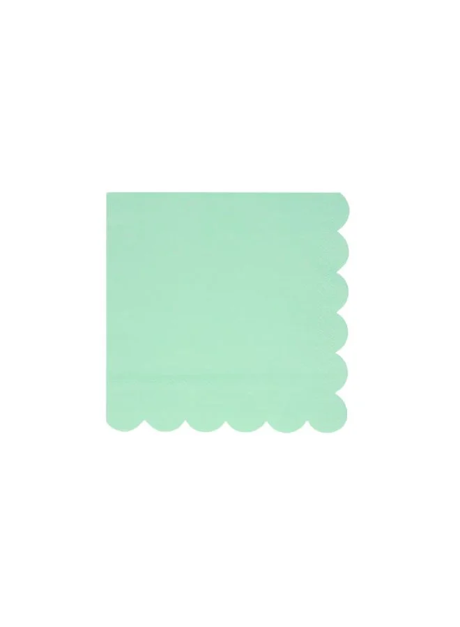Meri Meri Sea Foam Green Small Napkins