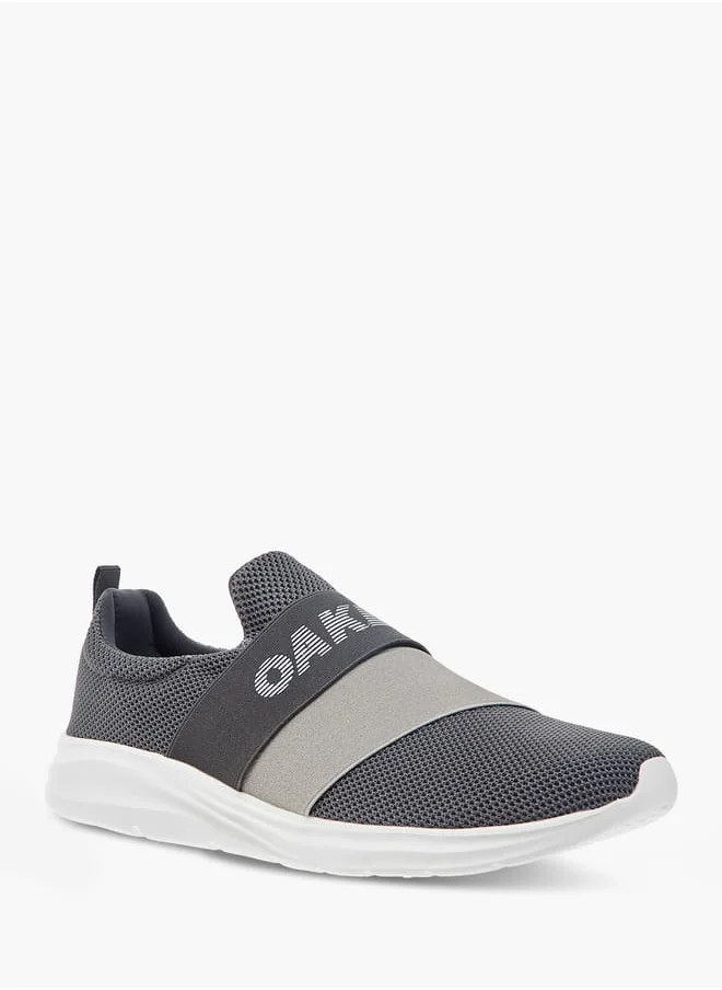 شو اكسبرس Men's Mesh Slip-On Sneakers with Pull Tabs