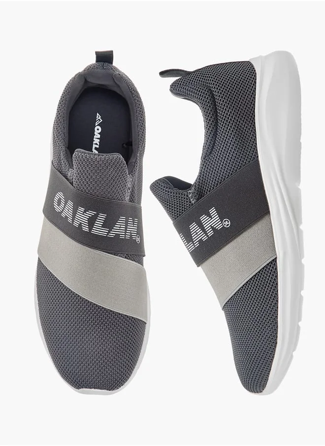 شو اكسبرس Men's Mesh Slip-On Sneakers with Pull Tabs