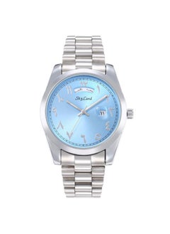 Sky Land Men's Day-Date Watch with Arabic Numerals 