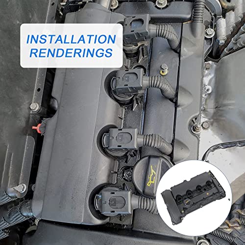 JDMSPEED New Engine Valve Cover Gasket Set Replacement for Mini Cooper S JCW R58 R59 R55 R56 R57 1.6L N14 Turbocharged Engine Replace 11127646555, 11127561714, 11127572854, 11127585907, 11127572851 - Image 5