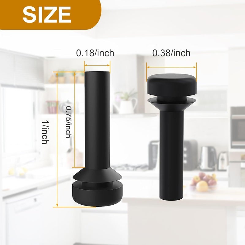 HenSinTc 10 Pack WB02X24790 Gas Stove Grate Bumpers Rubber Feet Compatible with GE Range Burner Cafe Stove Top Cooktop, Black Grates Rubber Foot Pads Replacement Parts Classic modern blend design - Image 3