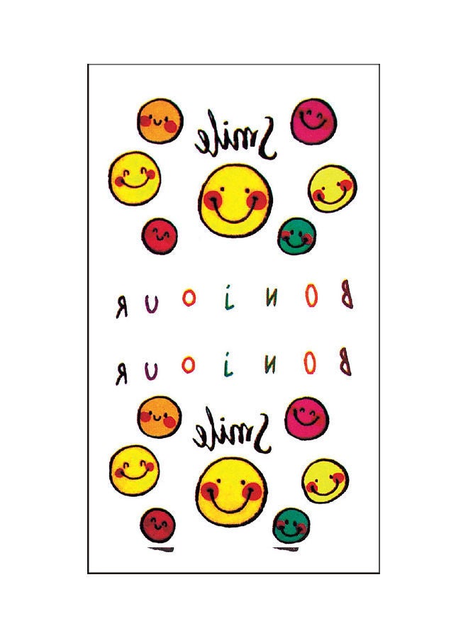 NIBEMINENT Waterproof Fashionable Temporary Tattoo Sticker Multicolour - Image 1