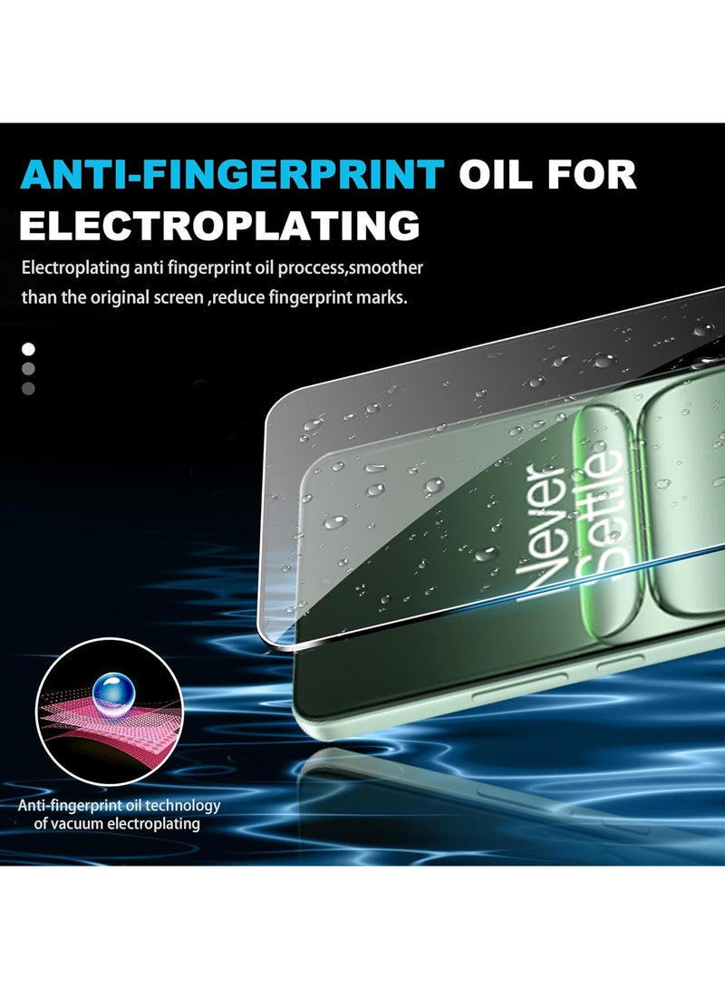 عام "واقي شاشة متوافق مع OnePlus Nord CE5 2025 - [2+2 حبة] واقي شاشة وعدسة كاميرا، زجاج مقوى 9H عالي الوضوح مقاوم للخدوش وخالٍ من الفقاعات" - Image 2