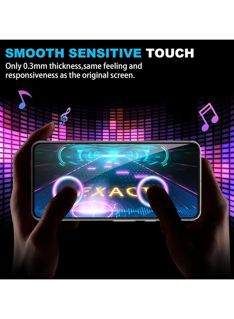 عام "واقي شاشة متوافق مع OnePlus Nord CE5 2025 - [2+2 حبة] واقي شاشة وعدسة كاميرا، زجاج مقوى 9H عالي الوضوح مقاوم للخدوش وخالٍ من الفقاعات" - Image 5