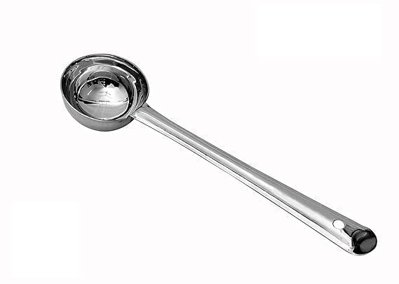 Sj Styles Stainless Steel Deep Ladle Kitchen Serving Spoon 292 cm Long Handle  - Image 1