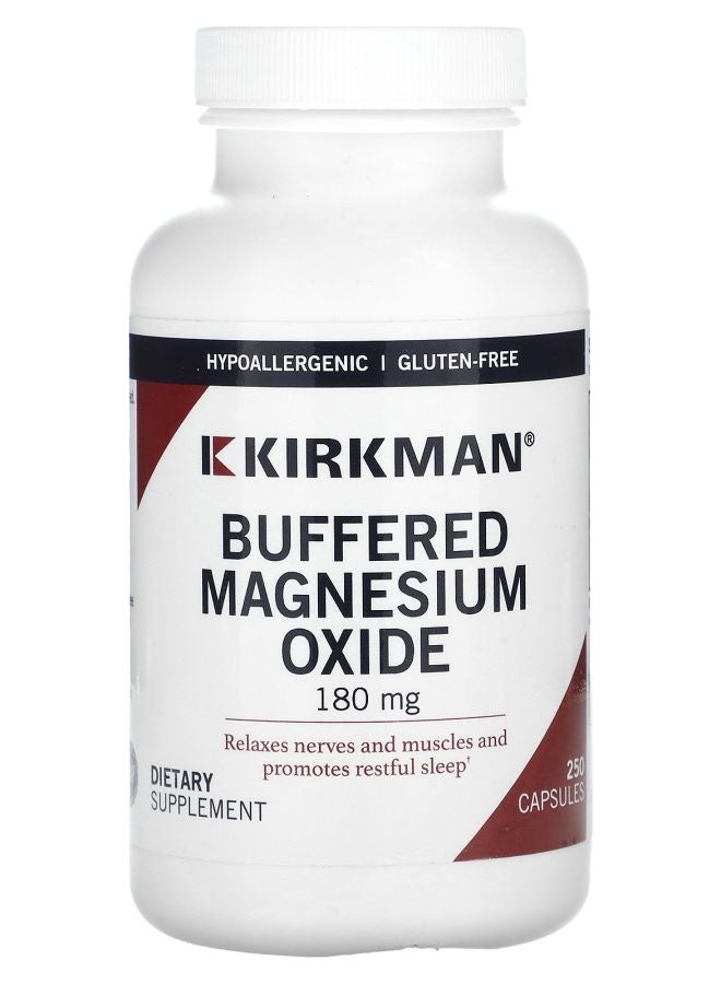 Buffered Magnesium Oxide 180 mg 250 Capsules