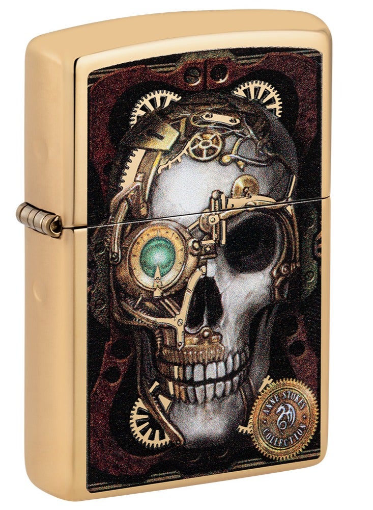 Zippo Ci406569 254B Anne Stokes Collection High Polish Brass Windproof Lighter - Image 1