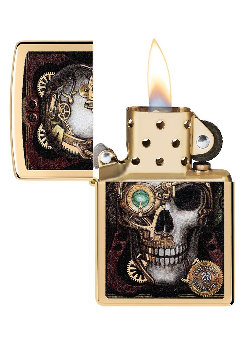 Zippo Ci406569 254B Anne Stokes Collection High Polish Brass Windproof Lighter - Image 3