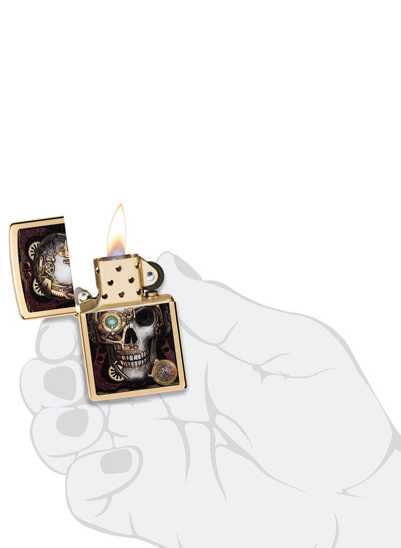 Zippo Ci406569 254B Anne Stokes Collection High Polish Brass Windproof Lighter - Image 5